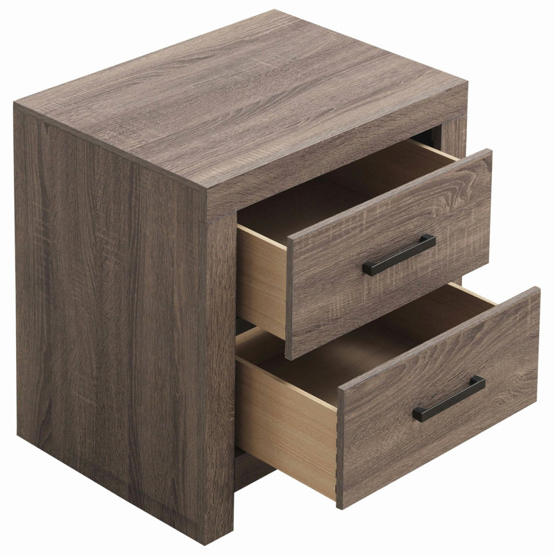 Table de chevet 2 tiroirs Brantford