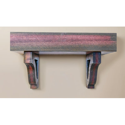 Poplar Floating Shelves W/Corbels