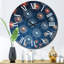 Horloge murale abstraite Infinity Matrix II - Fractals-1663533111