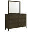 Commode 6 tiroirs Lise cacao foncé