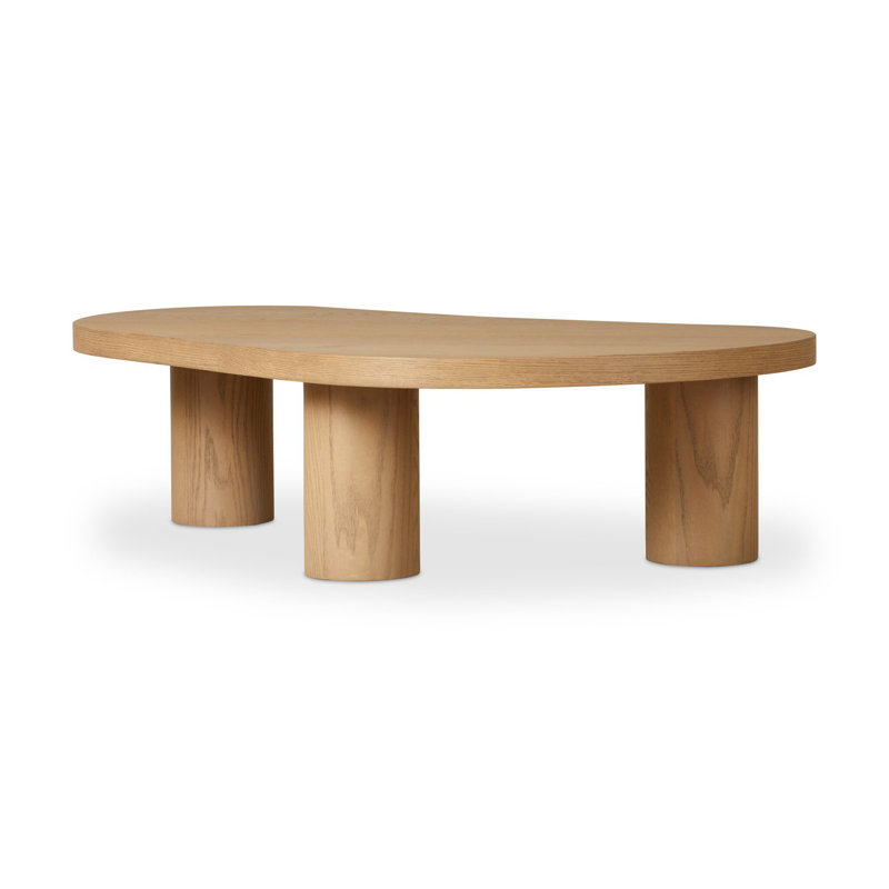 Joji Nesting Coffee Table-Large-Natural Oak Veneer, 13" H x 46" W x 29" D