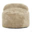 Fauteuil à billes convertible en mousse à mémoire de forme, canapé 2 en 1, beige