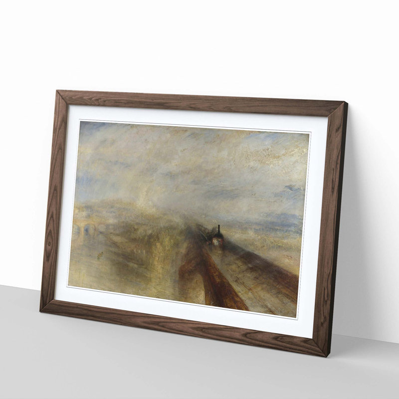 J.M.W. Turner - Single Picture Frame Painting, Walnut
