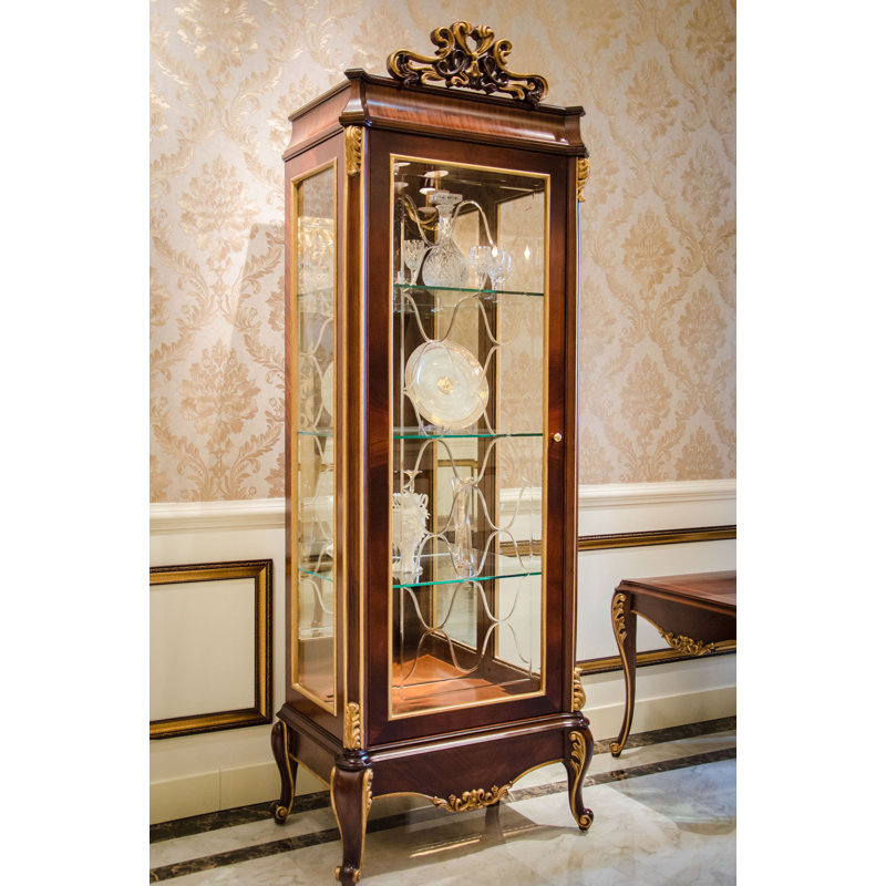 Bergamo Lighted China Cabinet