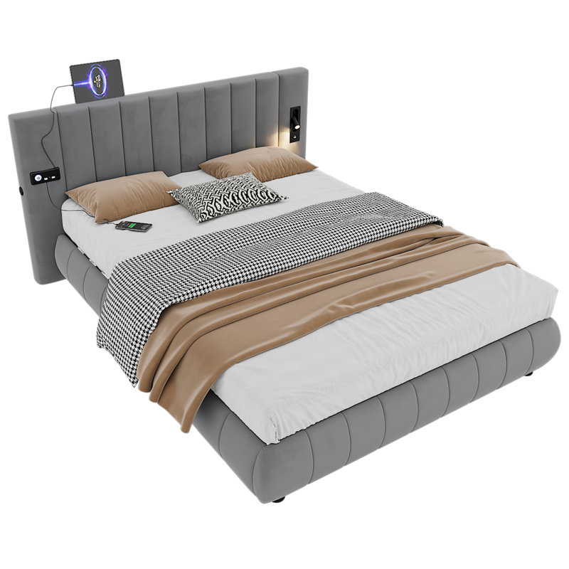 Solid Wood Bed