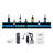 LED Lighted Liquor Bottle Display Bar Shelf RF & App Control 2-Step-2064708453