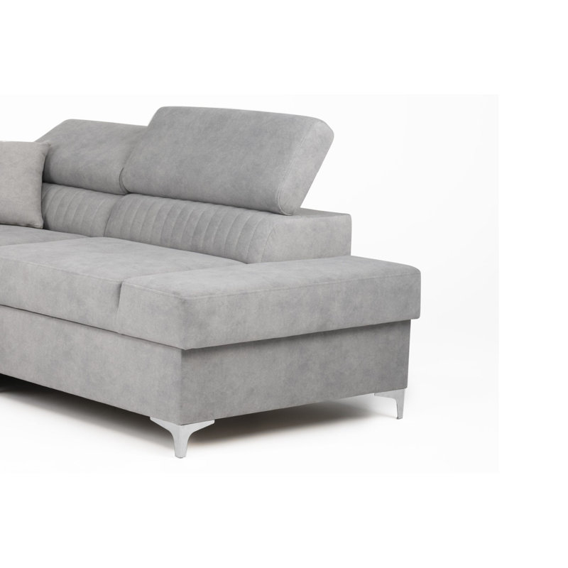 Sectional, RIGHT, LIGHT GREY