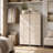 Ojaswi 5-Drawer Vertical Dresser with Wood Top for Bedroom, Chest of Drawers with Strudy Steel Frame for Small Space, Storage Tower for Closet, Hallway-1173385405