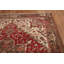 Tapis traditionnel géométrique rouge 7 x 9