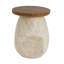 Table d'appoint en forme de poire Laigha Modern Coastal Organic-128952853-128952856