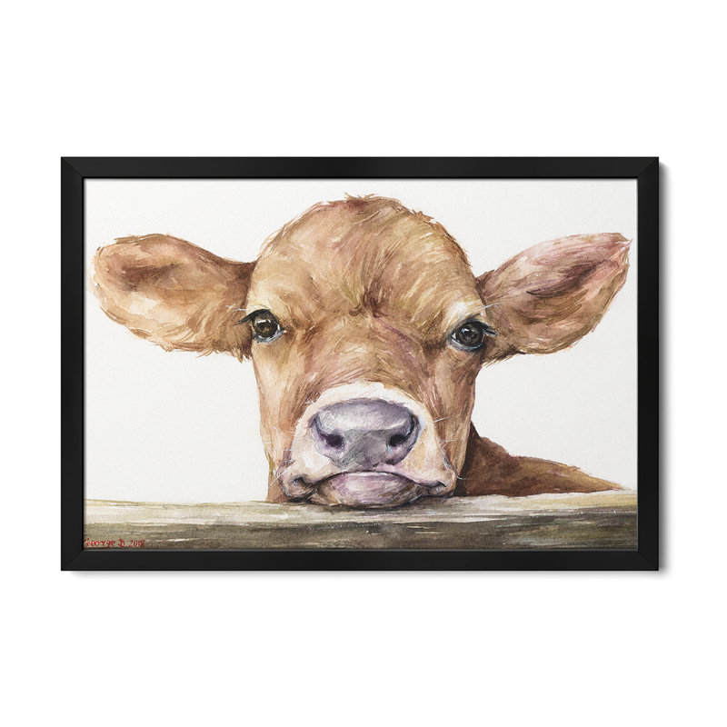 «Calf Premium», affiche encadrée par George Dyachenko, H 16 po x l 24 po