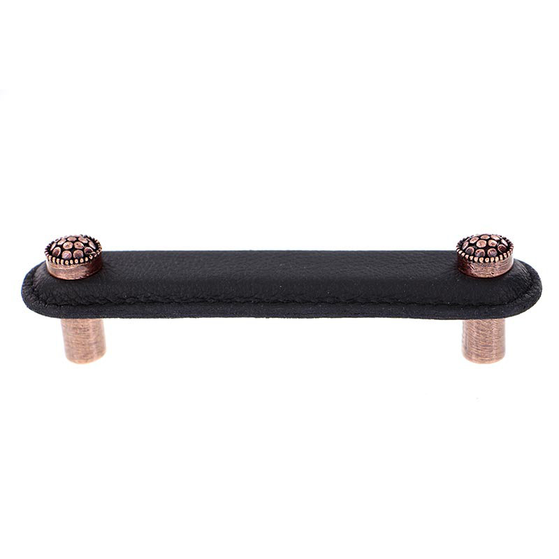 Tiziano Bar / Handle Pull, 4", Antique Copper