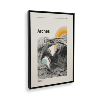 Affiche rétro de voyage «Zion» par Garima Dhawan, reproduction d'art