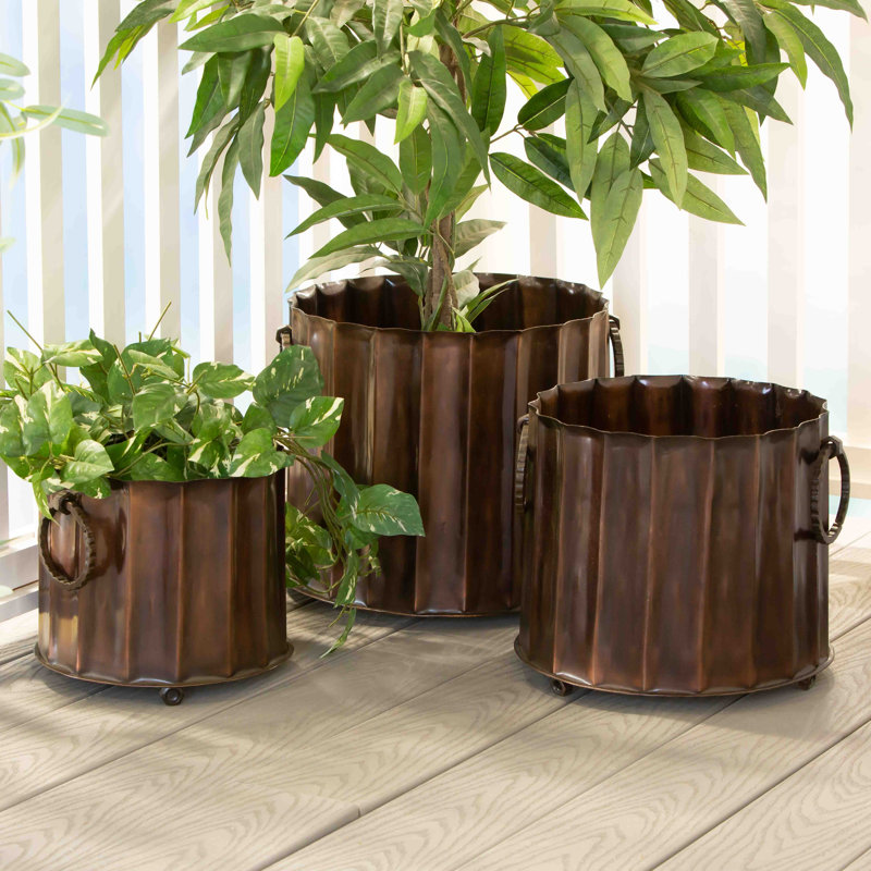 Metal Pot Planter