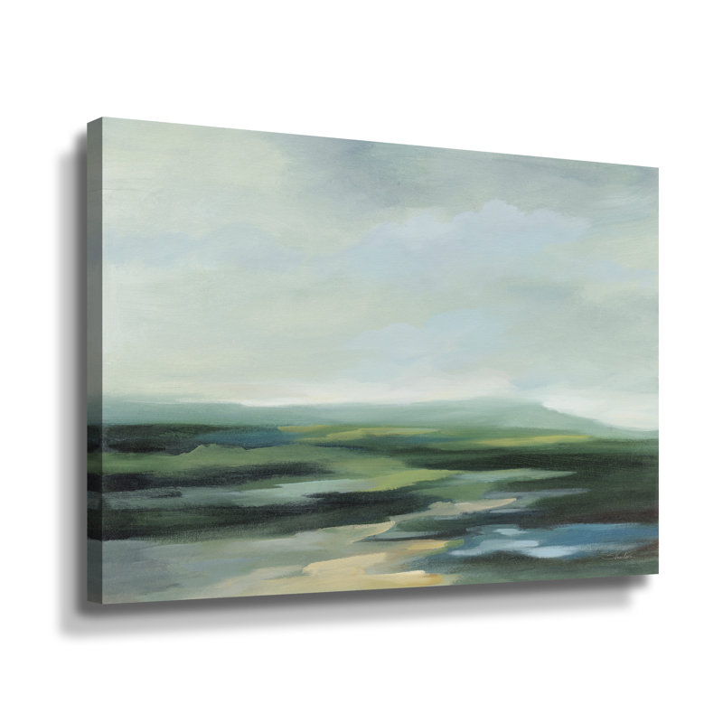 «Ireland Reminiscence Light», peinture sur toile, Toile tendue, H 36 po x l 48 po x P 2 po