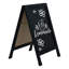 Tableau noir magnétique avec cadre en A et craie de 40 po x 20 po-2067445136