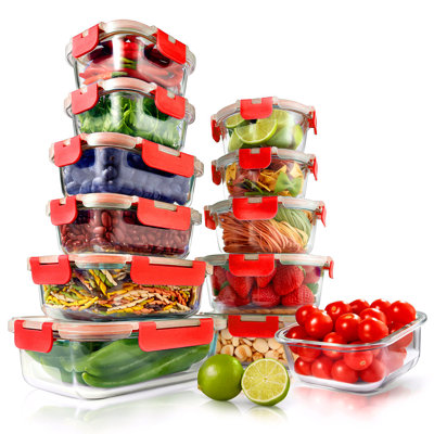 Alisynn 35oz. Glass Food Storage Container
