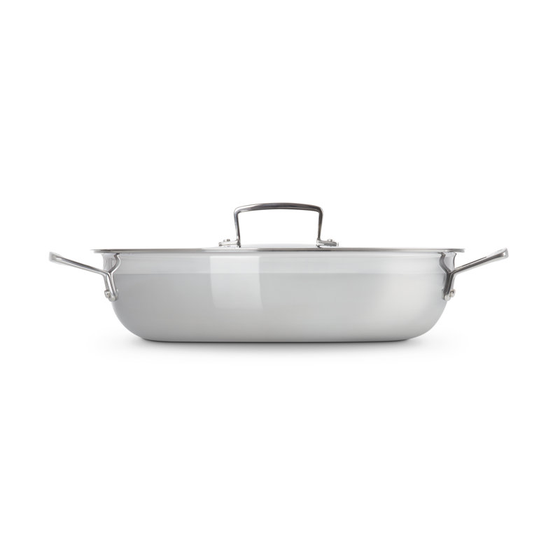 Le Creuset 3-Ply Stainless Steel Shallow Casserole, 30cm/4.8L