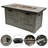 24"H Rectangular Wood Look Fire Pit Table with 50K BTU & Adjustable Flame