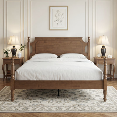 Structure de lit très grand avec tête et pied de lit, lit plateforme en bois massif, pieds centraux en métal, 12 lattes robustes, rangement sous le lit, assemblage facile, silencieux et antidérapant, finition bois de grange