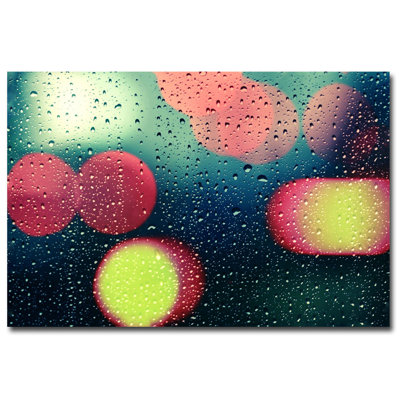 Rain and the City"" by Beata Czyzowska Young Photographic Print on Wrapped Canvas -  Trademark Fine Art, BC0015-C1624GG