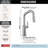 Single Handle Pull-Down Bar/Prep Faucet-124678913