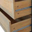 Armoire de rangement 59,6 po à 6 tiroirs avec tiroir en rotin