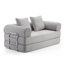 Canapé-lit modulaire modulaire avec aménagement personnalisable-1481208222