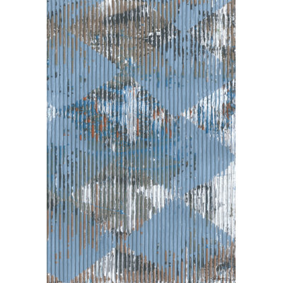 Harlequin Blue II by Dlynn Roll - Wrapped Canvas Print