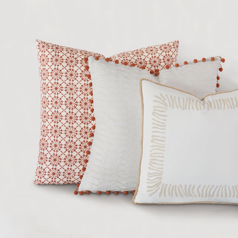 Rena Linen Square Pillow Cover & Insert
