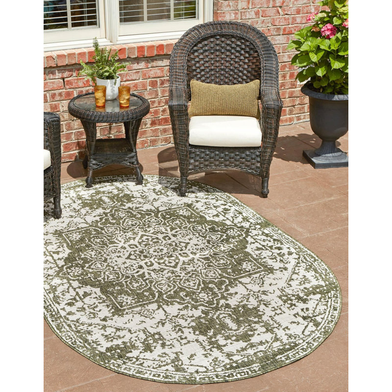 Tapis d'extérieur Destiny, Ovale 7 pi 10 po x 10 pi