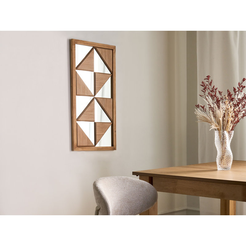 Solid Wood Rectangle Floor Mirror