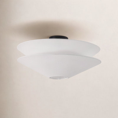 20" Single Light Semi Flush Mount