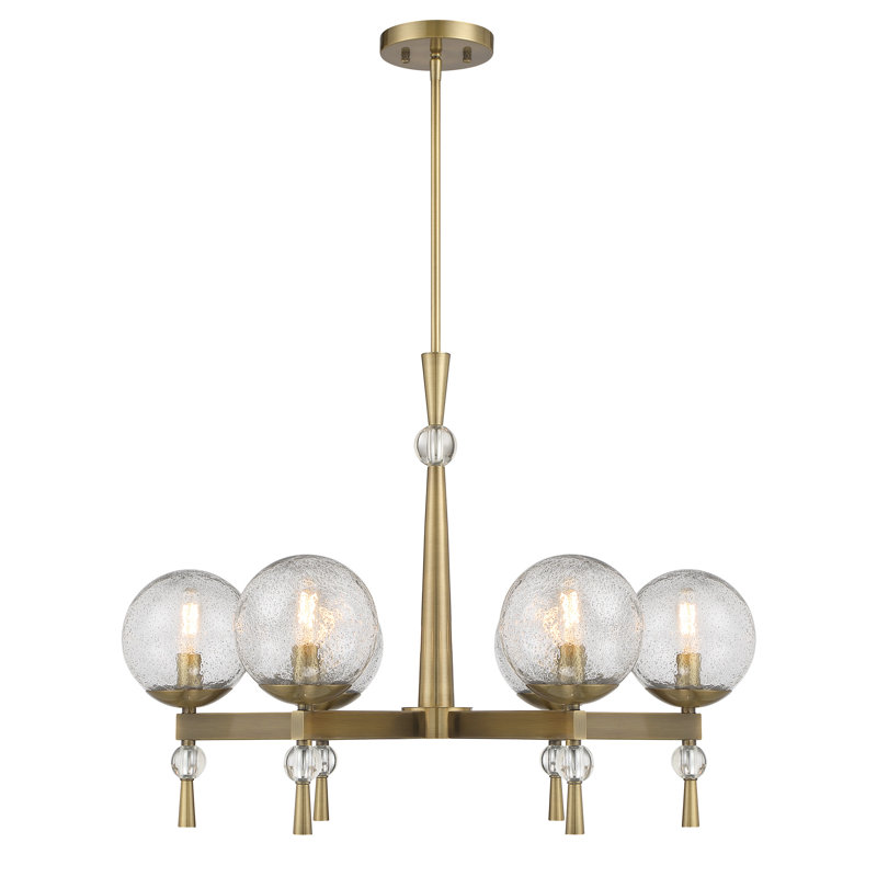 Corrigan Studio Populuxe Oxidized Aged Brass Chandelier