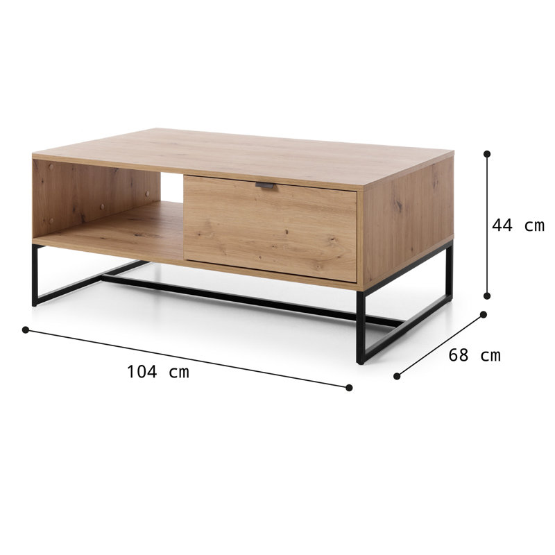 Lastrup Sled Coffee Table with Storage