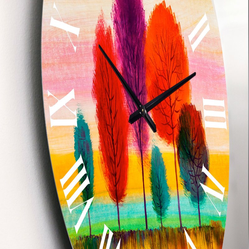 Horloge murale de style forêt d'automne, Petit