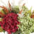 Fall Hydrangea Arrangement in Glass Vase