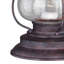 Luminaire suspendu d'extérieur Doron patiné à 1 ampoule H 14,75 po Doron