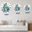 Tropical Green Leaf - horloge murale maison de campagne-60329527