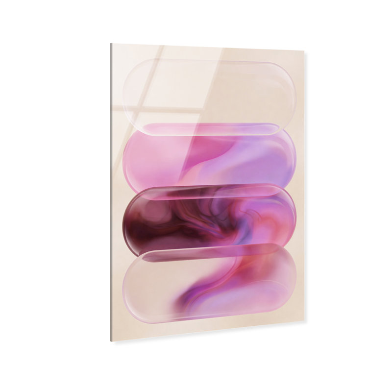 Clear Rose Print by Oliver Gal, 15"H x 10"W, High-Gloss Acrylic Print