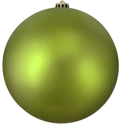 8" Kiwi Green Shatterproof Matte Commercial Christmas Ball Ornament (200mm)