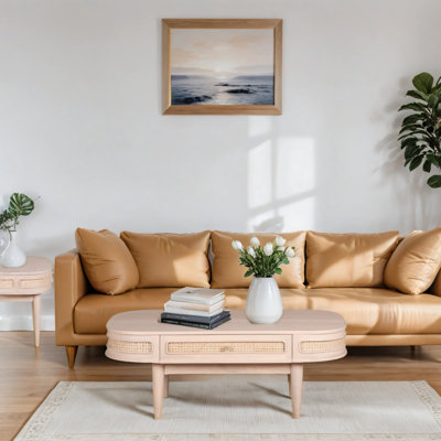 Altin Solid Wood Solid Wood Coffee Table with Storage