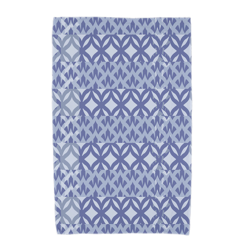 Serviette de bain en microfibre Aksel, Bleu