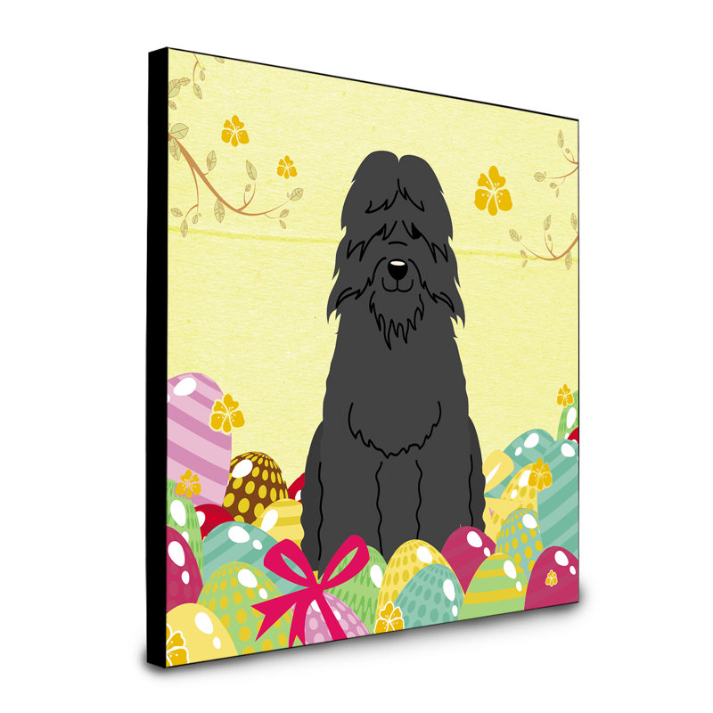 Panneau mural d’art œufs Sentire, Bouvier des Flandres