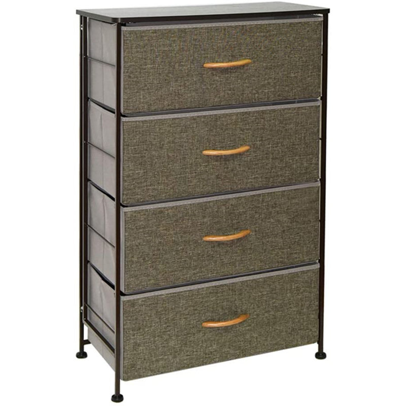 Commode 4 tiroirs l 22,83 po Ranney, Brun clair