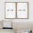 «3D Texture Illusion Minimalist White Elegant Abstract Modern Art», impression sur toile encadrée 2 pièces-99015666-99015667