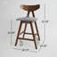 Tabouret de comptoir (ensemble de 2)