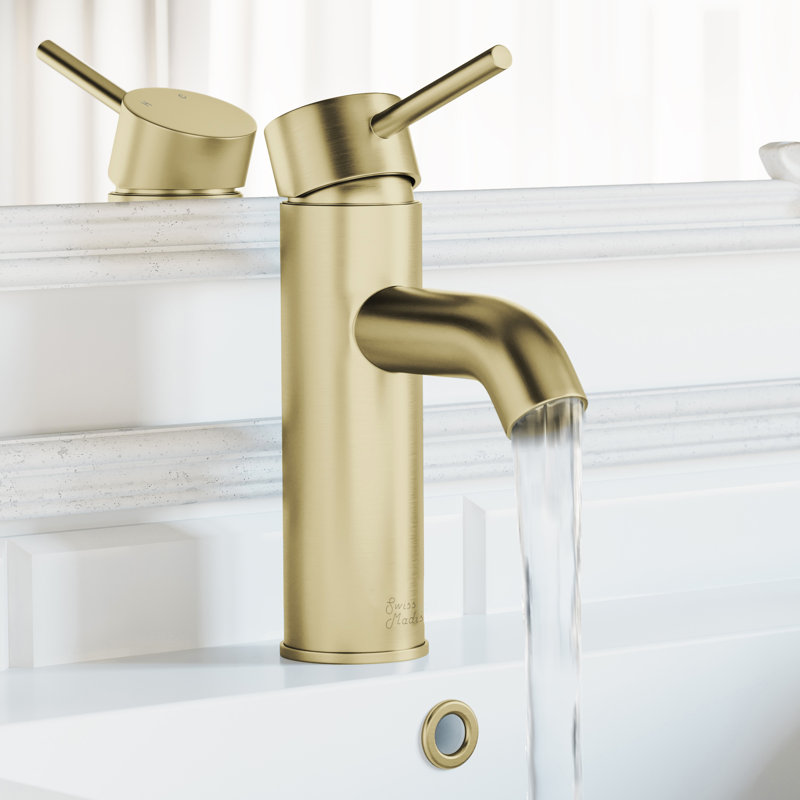 Ivy Single Hole, Single-Handle, Bathroom Faucet, Brushed Gold