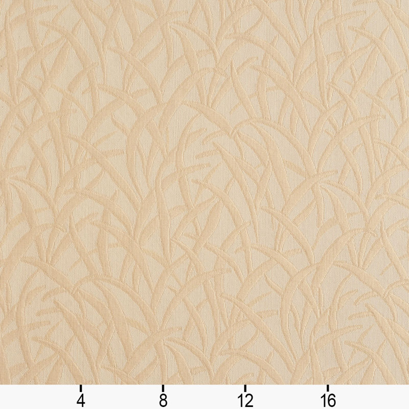 Tissu floral matelassé, Ivoire 9
