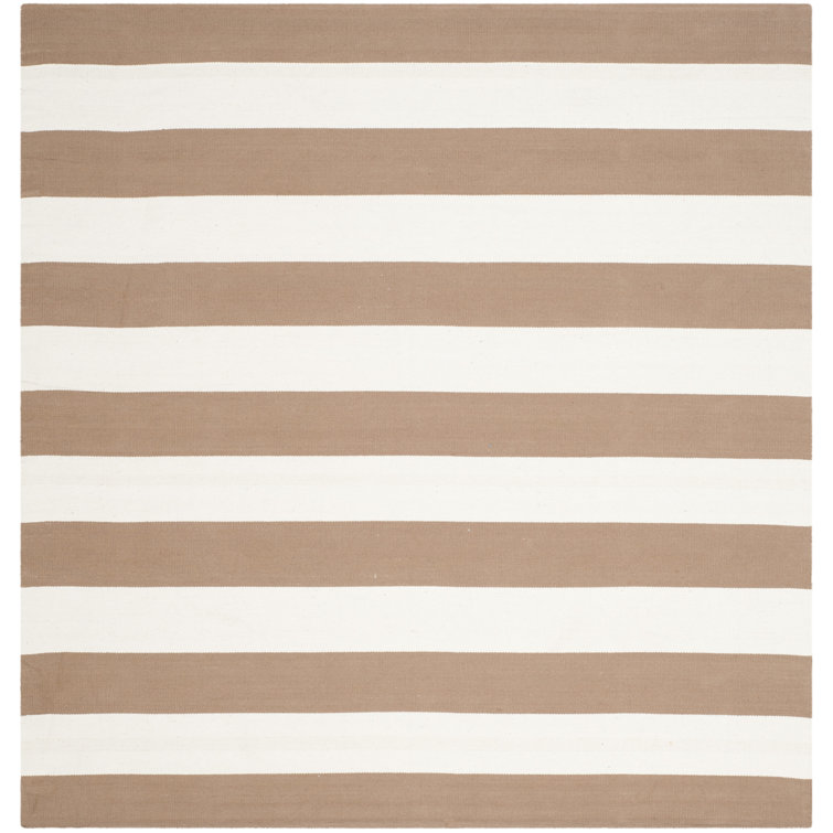 Dirit Hand Woven Cotton Striped Rug